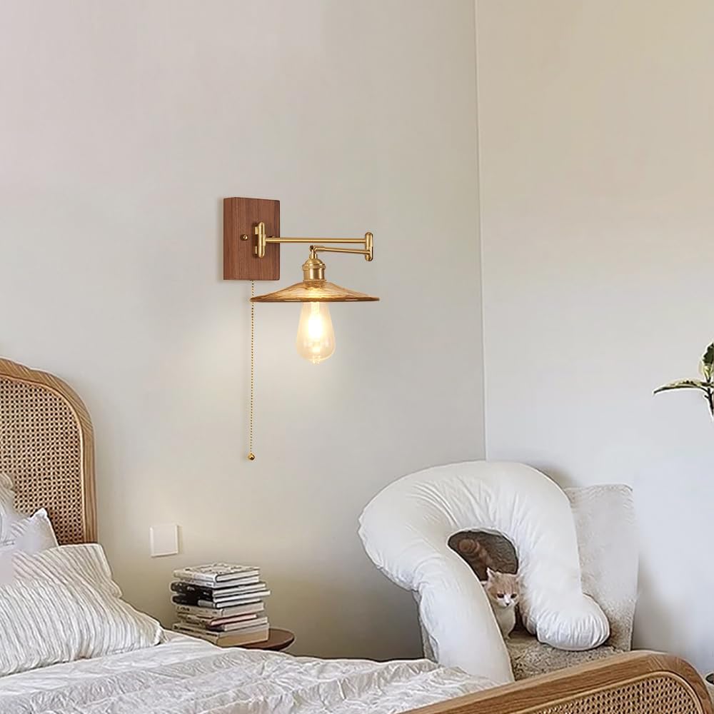 Lampada da Parete a LED per Esterni con sensore di Movimento, Applique Quadrata in Alluminio Nero, Illuminazione lineare 3000K/4500K/6000K per Camera da Letto, Soggiorno, Bagno,