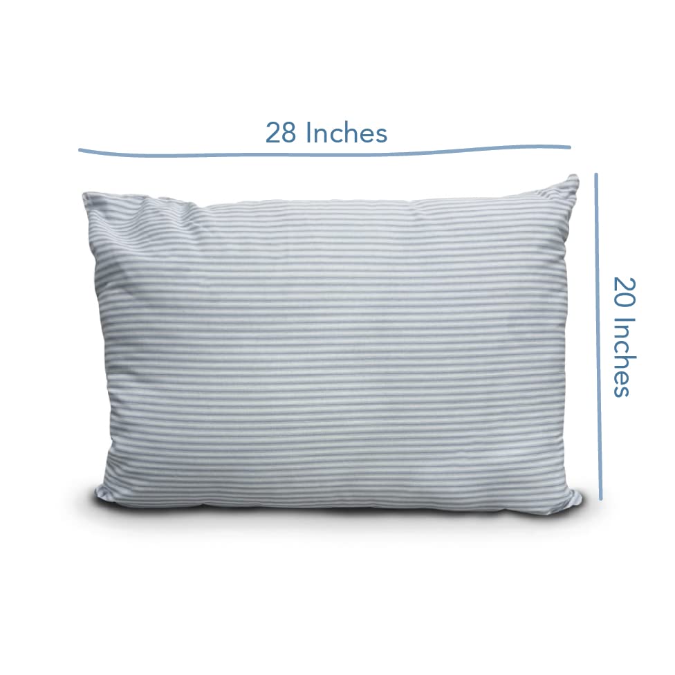 Set 2 Almohadas de Algodón estándar suave miniatura 2