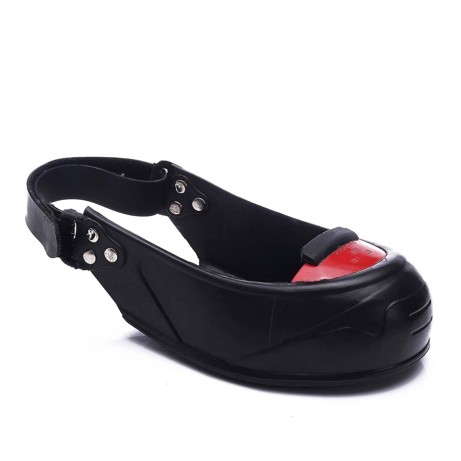 Cubrezapatos de seguridad con puntera de acero, cubierta antigolpes para zapatos para visitantes o trabajadores