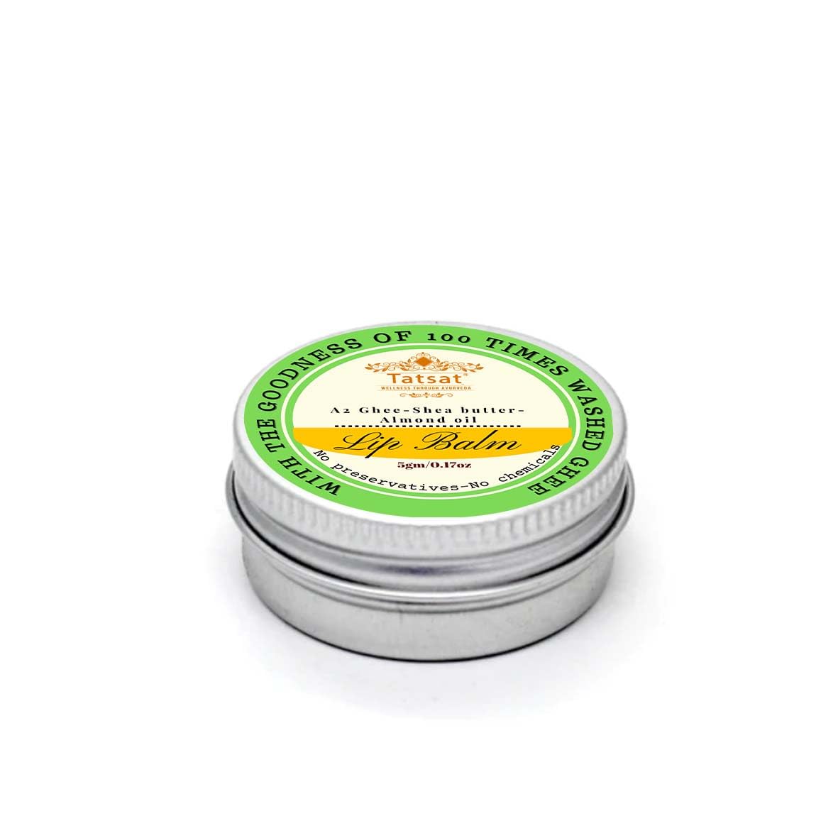 TATSAT 100% Natural | Exquisite Creamy Vanilla Nourishing Lip Balm - 5gm | Formulated to Repair & Soothe | Heals Dark & Chapped Lips | Natural Smoothness & Moisture | Desi Cow Ghee | Lip Butter-image-41