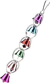 Colorful Bell Toys - Chewable Hanging Toy for Bird Cage - Bird Play Gym Accessory