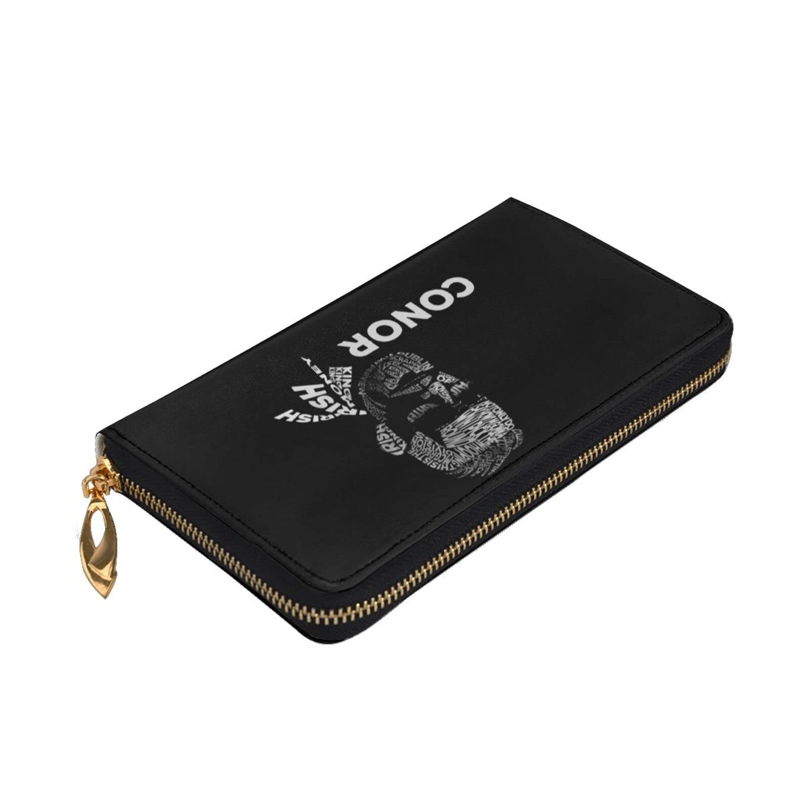 Amazon.co.jp: 長財布 コナー マクレガー 財布 ラウンドファスナー ウォレット レザー 本革 薄型 防水 多機能 大容量 現金収納  小銭入れ スマホ入れ コインケース カード入れ ビジネス ファッション おしゃれ通学 通勤 旅行 誕生日プレゼント 男女兼用 : ファッション