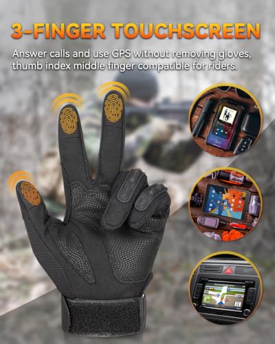 Tactical Gloves with Knuckle Protection