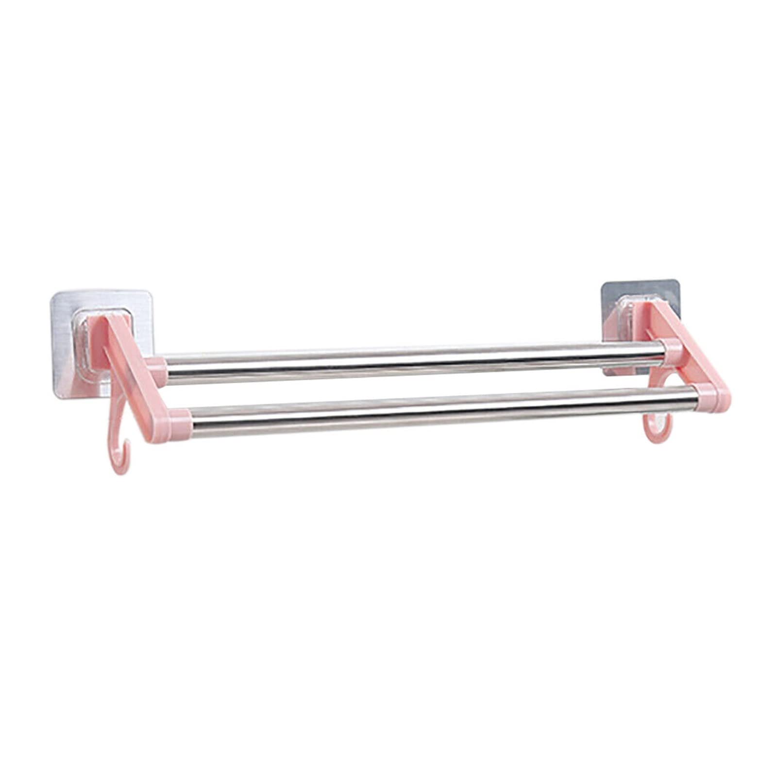Barre de serviette en acier inoxydable pour rangement mural de salle de bain LWX modèle B