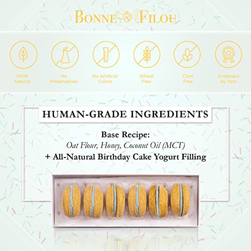 Bonne et Filou Pack 3x6 Macarons para Perros y Juguete de Peluche miniatura 5