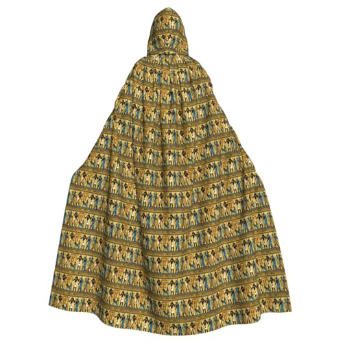 Cape à capuche Égypte ancienne unisexe imprimée pour en finir avec les costumes inconfortables
