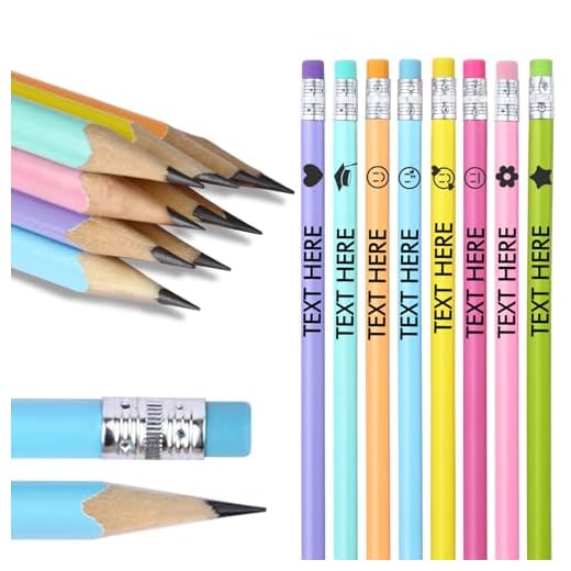 NGTSFLY 50 Stück Personalisiert Bleistifte 1. Klasse- Stifte Einschulung Bleistift mit Namen- Personalisierte Geschenke Einschulung- Bleistifte mit Radiergummi (50)