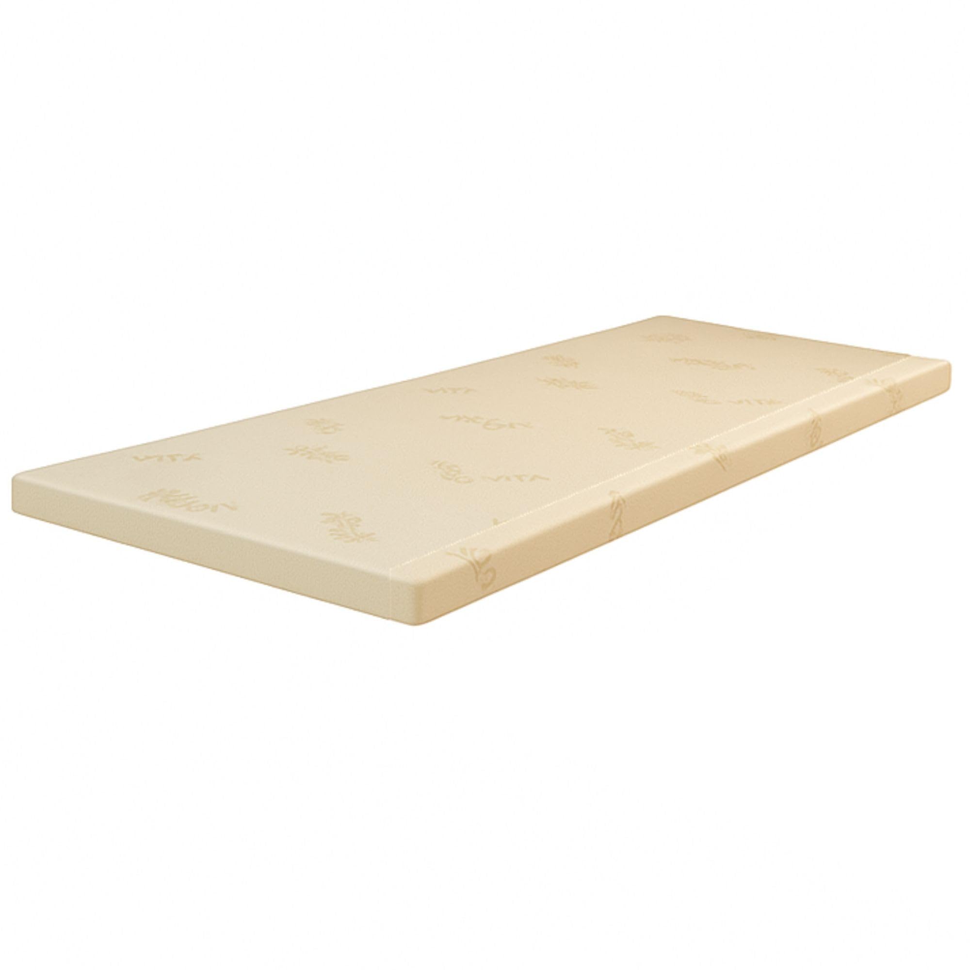 Sur-matelas 70x190 Mousse à Mémoire De Forme 55kg/m3 - 4cm - Déhoussable Et Lavable - Qualité King Of Dreams