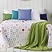 Colcha BOUTI Rainbow 226 Flores Reversible DE MANTEROL (Cama 105 (200 x 270 cm.))