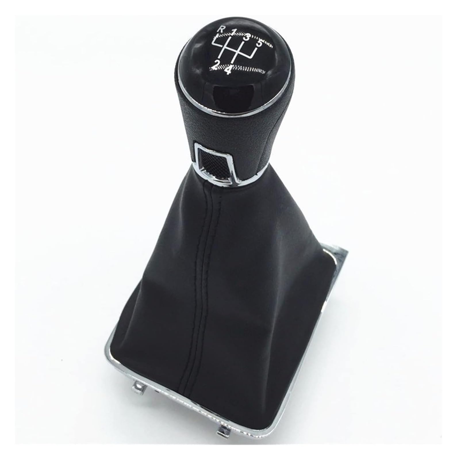 UTONGMU Manual Gear Shift Knob for VW for Passat B7 2011-2015 Gear Shift Knob Lever Shifter Stick Gaiter Boot Cover Collar(Combo 5 Speed)