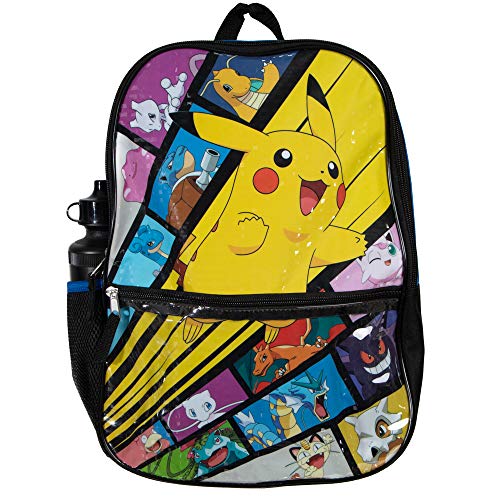Pokemon-Pikachu-Anime-Cartoon-5-Piece-Backpack-Set