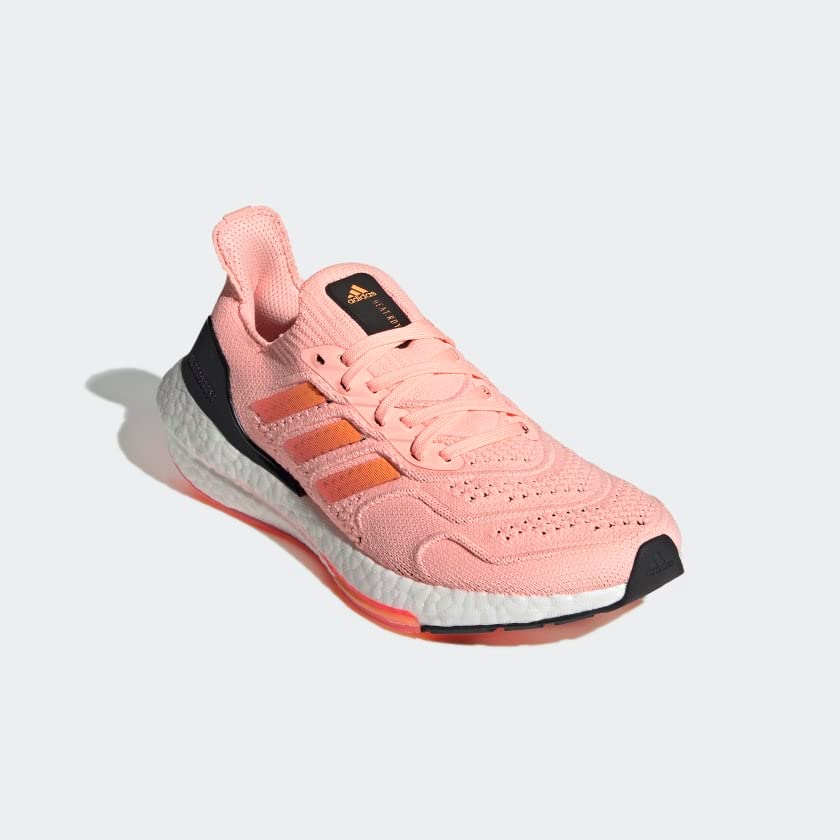 Image of adidas Womens Ultraboost Ultra Boost 22 Cold.Rdy Running Sneakers Shoes - Orange