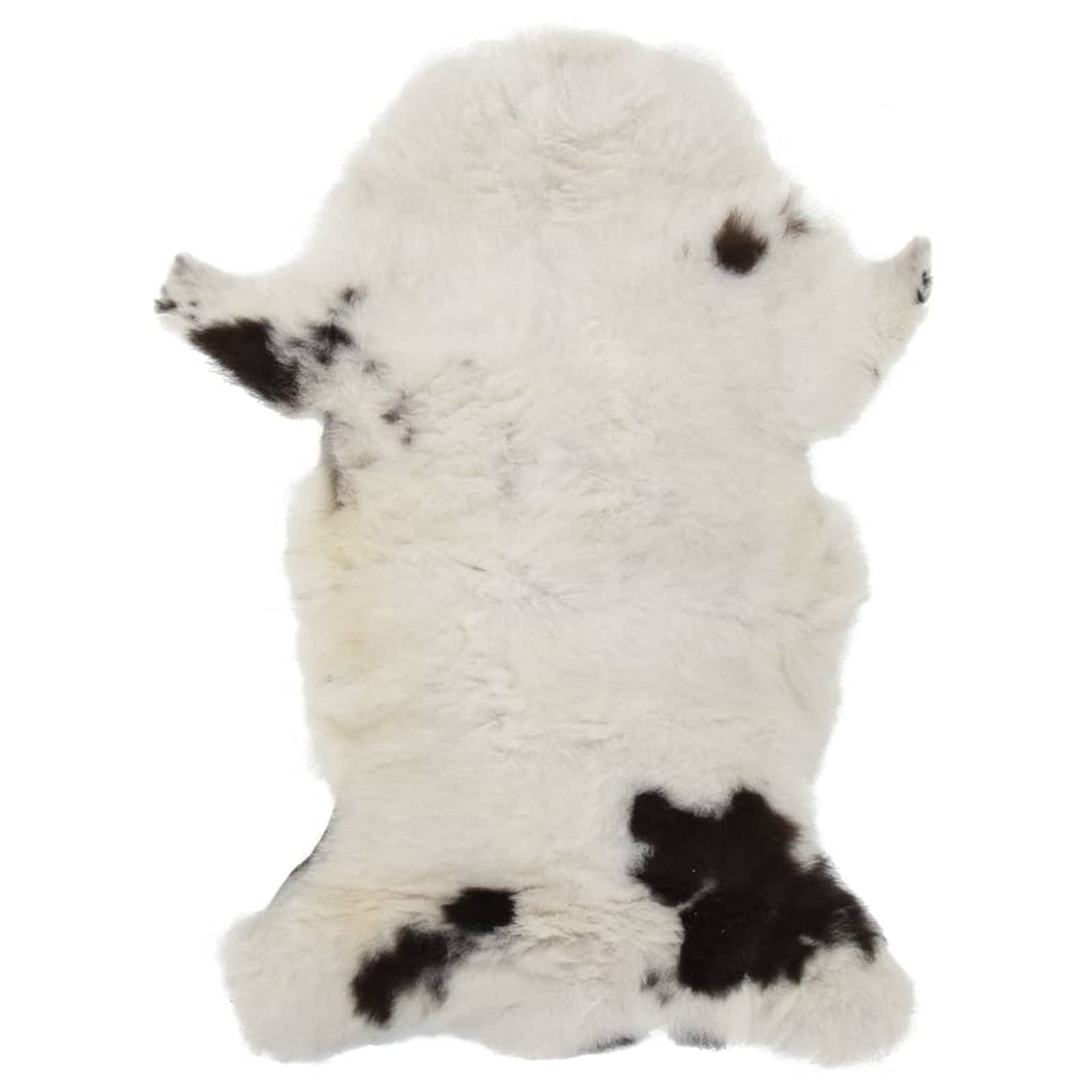 Tidyard Peau de Mouton Couleur mélangée 70x100 cm, Tapis de Sol pour Salons, Chambres à Coucher, Couloirs, Bureaux