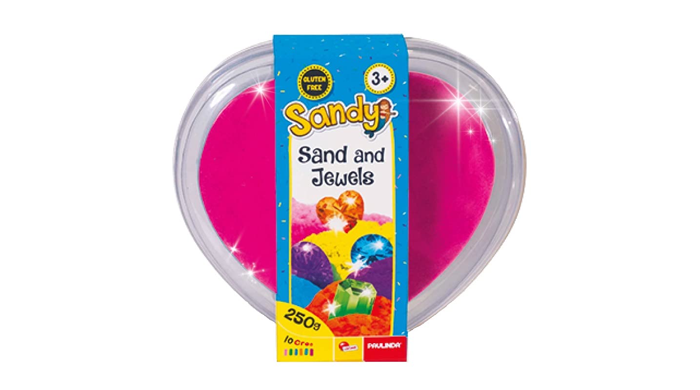 Lisciani Giochi- Sandy Sand And Jewels, Assorted Model, Color, 89451