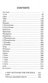 Year of the Bible, New Testament, Contemporary English Version