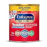 Enfagrow Premium Toddler Nutritional Drink, Made with Real Milk, Brain-Building...