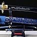 Handmade Authentic 1095 High Carbon Steel Japanese Samurai Sword Full Tang Real Sharp Dragon Katana Cool Sword Combat Ready (Blue Dragon Katana)