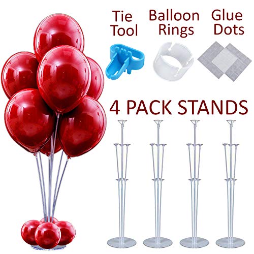 4 PCS Stable Table Balloon Stand Kit for party decoration. In set