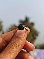 Vista 4 de SilverDia - Anillo de compromiso de 2 quilates con diamantes de ónix negro con doble halo oculto, anillo de compromiso delicado de media eternidad