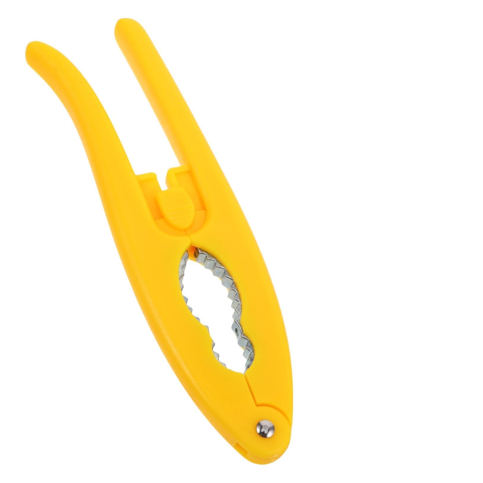 LALADEFIEE Portable Zinc Alloy Nutcracker Tool for Walnuts Chestnuts and Pecans Ergonomic Design Clamping Mouth Construction for Nut