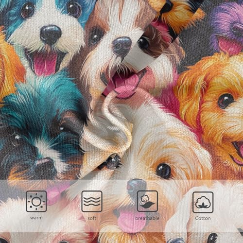 Girls Underwear Soft Cotton Colorful Puppies Dogs Kids Panties in Sizes 2/3t, 4t, 5t, 6 and 83