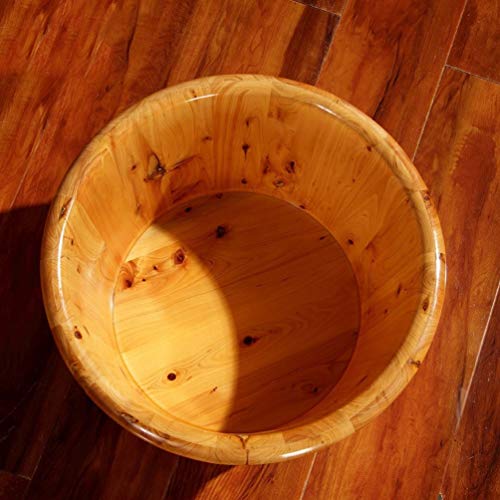 Cubeta de madera para spa de pies BABYCE miniatura 2