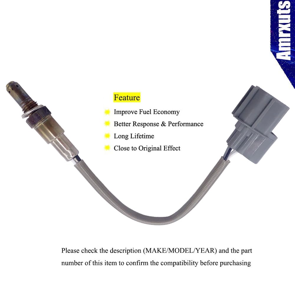 35655-ZY3-C01 Lambda Sensor Oxygen Sensor for Honda 1997 and Prior BF40D/ BF50D/ BF250A, 2007 and Up BF40DK2/ BF50DK2/ BF225AK1/ BF225AK2 35655-ZZ5-004 18-32153 118-32153