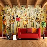 YANJUONM Mural Wallpaper Egyptian Figure Mural Living Room Dining Room Bedroom Home Decor Wallpaper Classic Studio Office Club