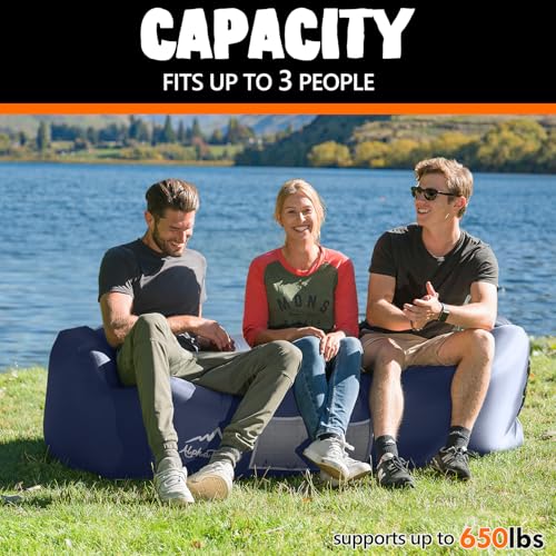 image for AlphaBeing Inflatable Lounger Beach Chair Accessories, Air Sofa Hammoc