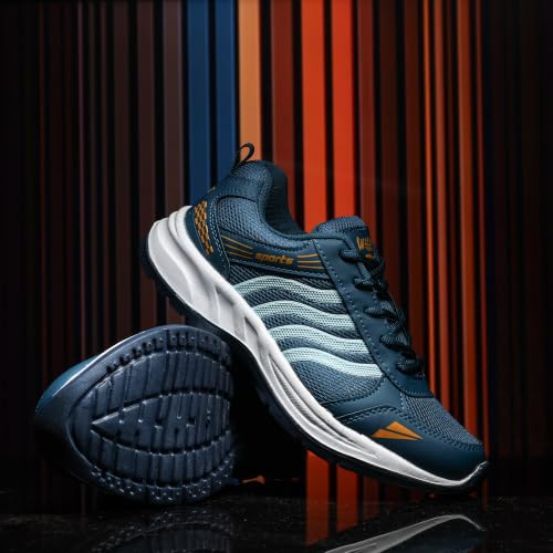 Image of ASIAN Wonder-21 Men's Running Shoes | Lace-Up Shoes with Lightweight Mesh Upper | Cushioned Comfort & Durable Grip for Daily Use