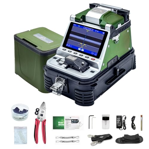 2024 New Model AI-30A Fusion Splicing Six Motor Core Alignment Fiber Fusion Splicer Automatic FTTH Fiber Optical Welding Splicing Machine Splicing 6S Heating 15S