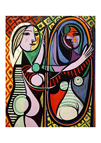 Affiche Pablo Picasso Girl Before Mirror grand poster mural mat Spiffing Prints art