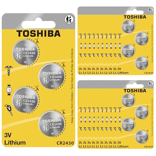 Batería de litio Toshiba CR2430 para reloj 3V pack 80