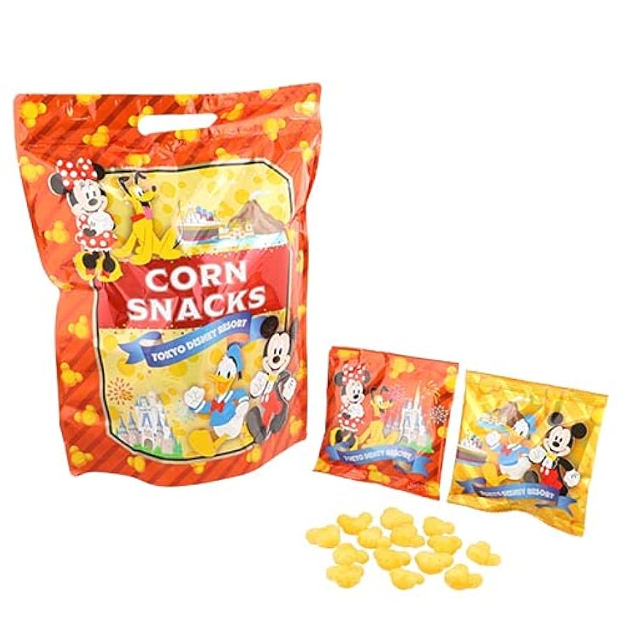 Disney - ディズニーお菓子&amp;スーベニアセット/値下不可 Amazon.co.jp: gaia80 ミッキー＆フレンズ コーンスナック