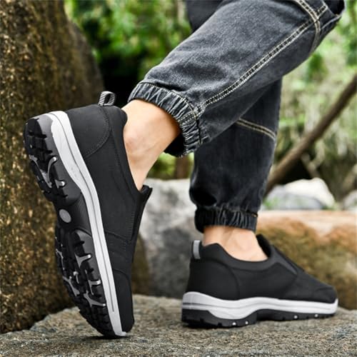 Daladder Walking Shoes,Men's Comfortable Waterproof Breathable Orthopedic Sneaker,Outdoor Lightweight Non Slip Hiking Loafers3