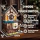 Mostop DIY Miniature Dollhouse Kit-Book Nook Kit, Holzpuppenhaus Bausatz Miniatur Haus Bausatz mit LED Licht, Miniatur Haus Bausatz für Kinder/Erwachsene Tiny House DIY Bausatz