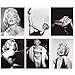 Produktbild 6er-Set Marilyn Monroe-Poster, Schwarz/Weiß, 6 Posen, Hochformat, 28 x 43 cm