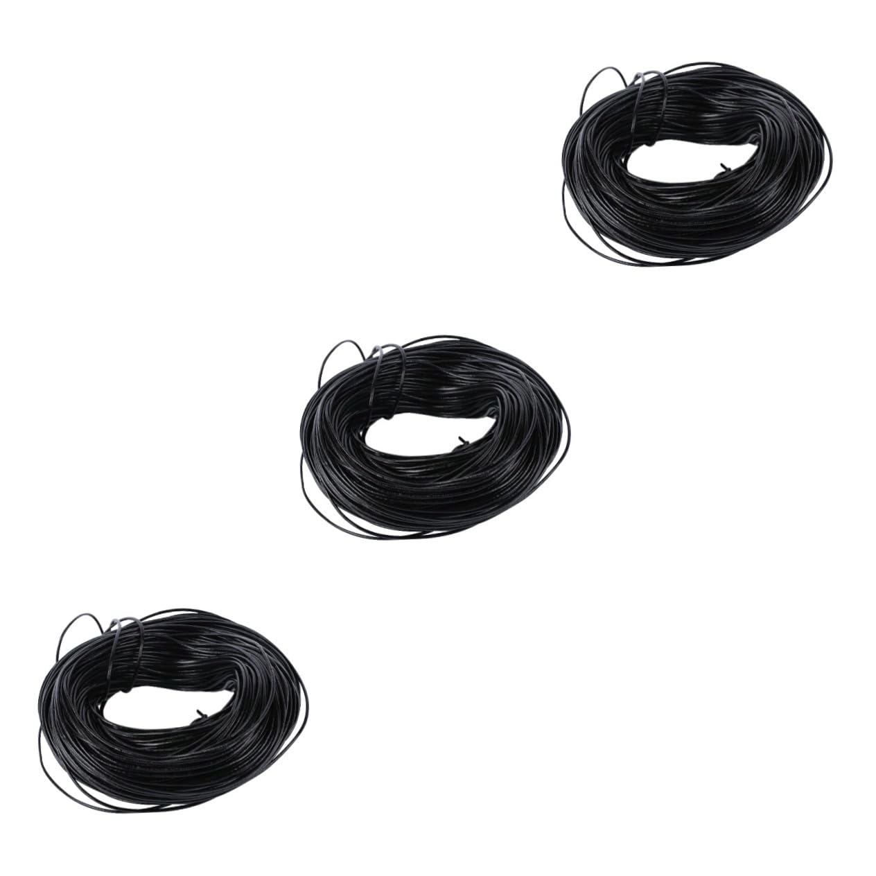 EXCEART 3 Piezas 10 Cordones De Cuero Para Hacer Joyas Cordón De Cuero Redondo Cuerda De Piel De Vaca