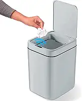 Lixeira Inteligente 20 L Sensor Automático Banheiro Cozinha Escritório