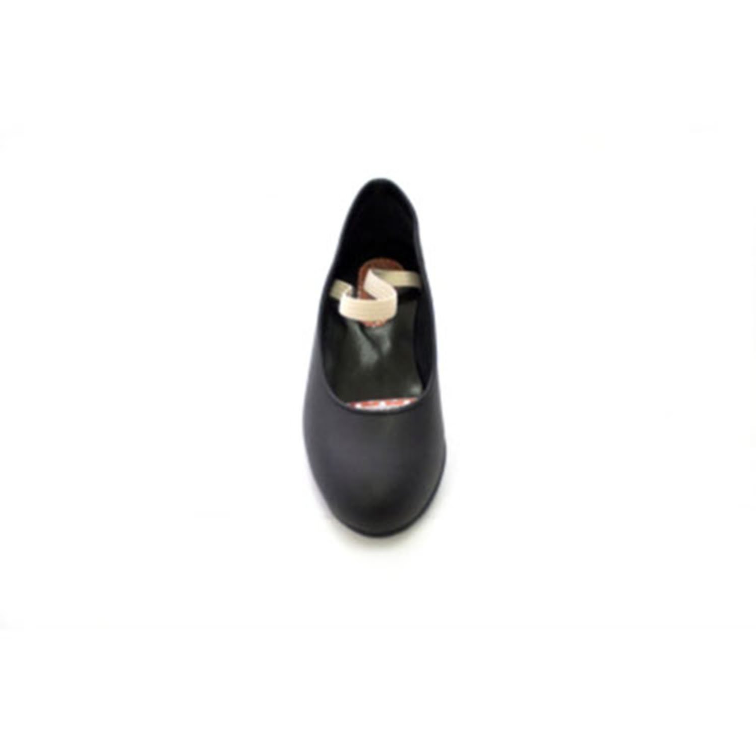 Made in Spain Zapato Baile Flamenco Puntera y tacón de Metal sujección con Goma Danka en Negro T1560