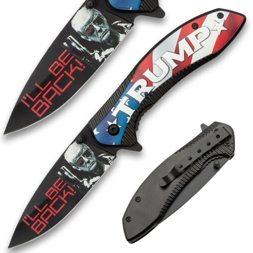 K EXCLUSIVE Trump 2024 Election Pocket Knife | 3.5 Stainless Steel Blade