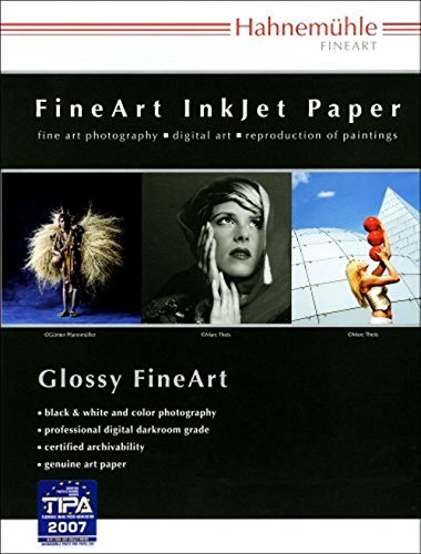 Hahnemuhle Pearl Photo Rag, 100 % Cotton Rag, Natural White Inkjet Paper, 320 g/mA, 8.5x11