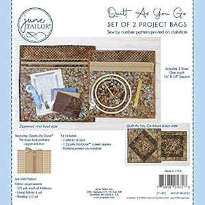 June Tailor JT-1672 Projekttasche, Camel Zippity-do-done(tm)