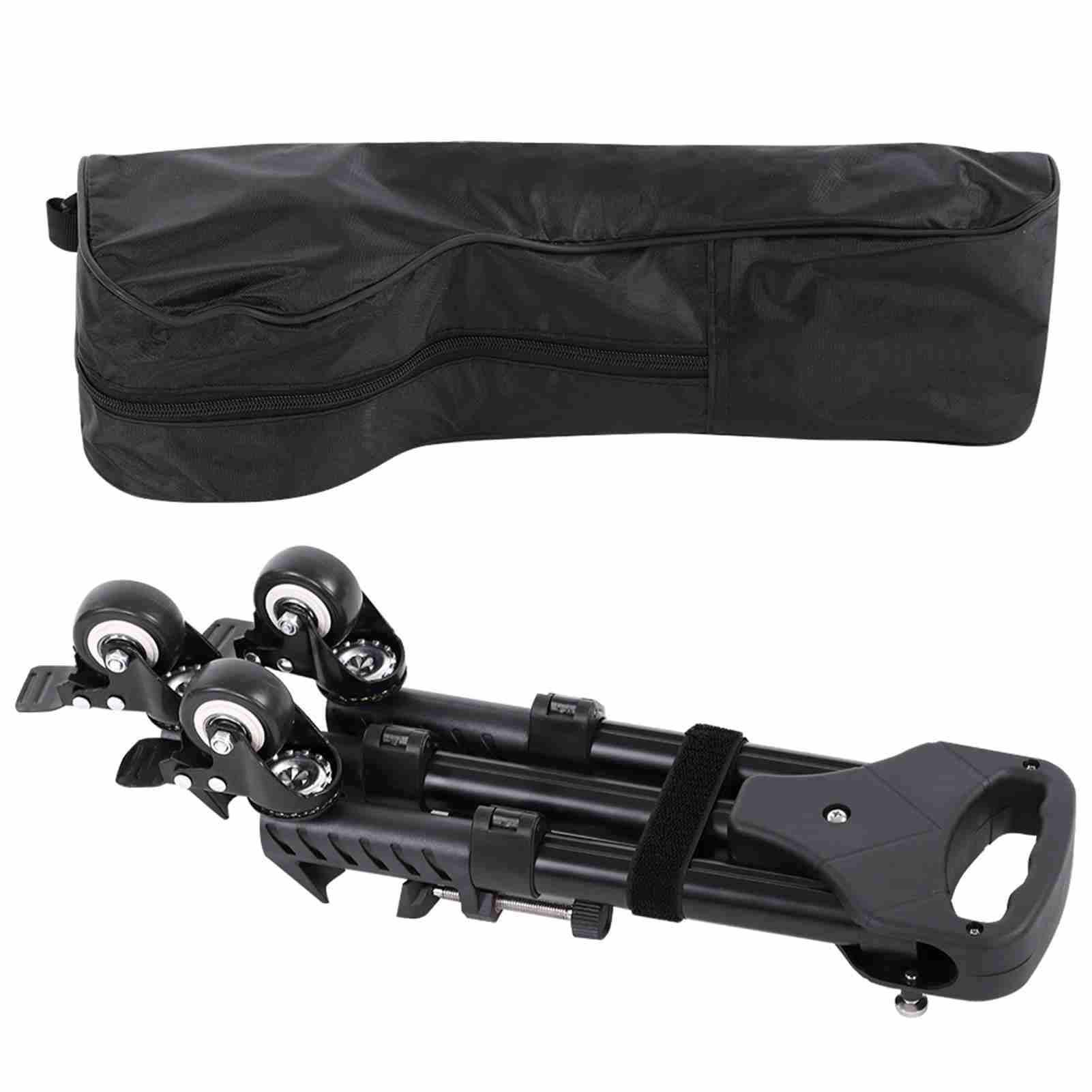 ASHATA Trípode Dolly, Plegable 3 Ruedas Universal Base de Polea para Cámara