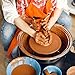 Deouss 5 lbs Low Fire Pottery Clay for Sculpting, Beginners, and Advance- Terra Cotta, Cone 06. Earthware Potters Throwing Clay. Ideal for Wheel Throwing, Hand Building, Firing and More