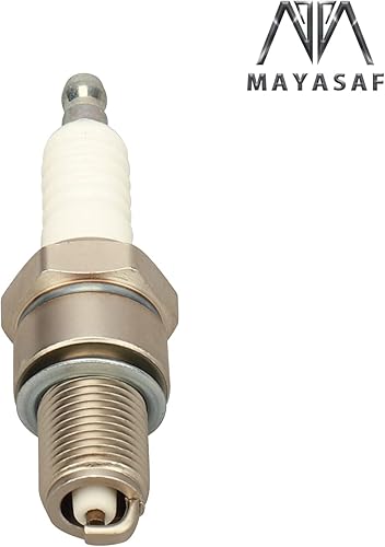 Miniatura 6 de MAYASAF Bujías 7734 - Bujías de encendido de repuesto automotriz para Toyota 1985-88 4Runner, para Benz 1974-78 230 para Nissan tipo asiento plano,
