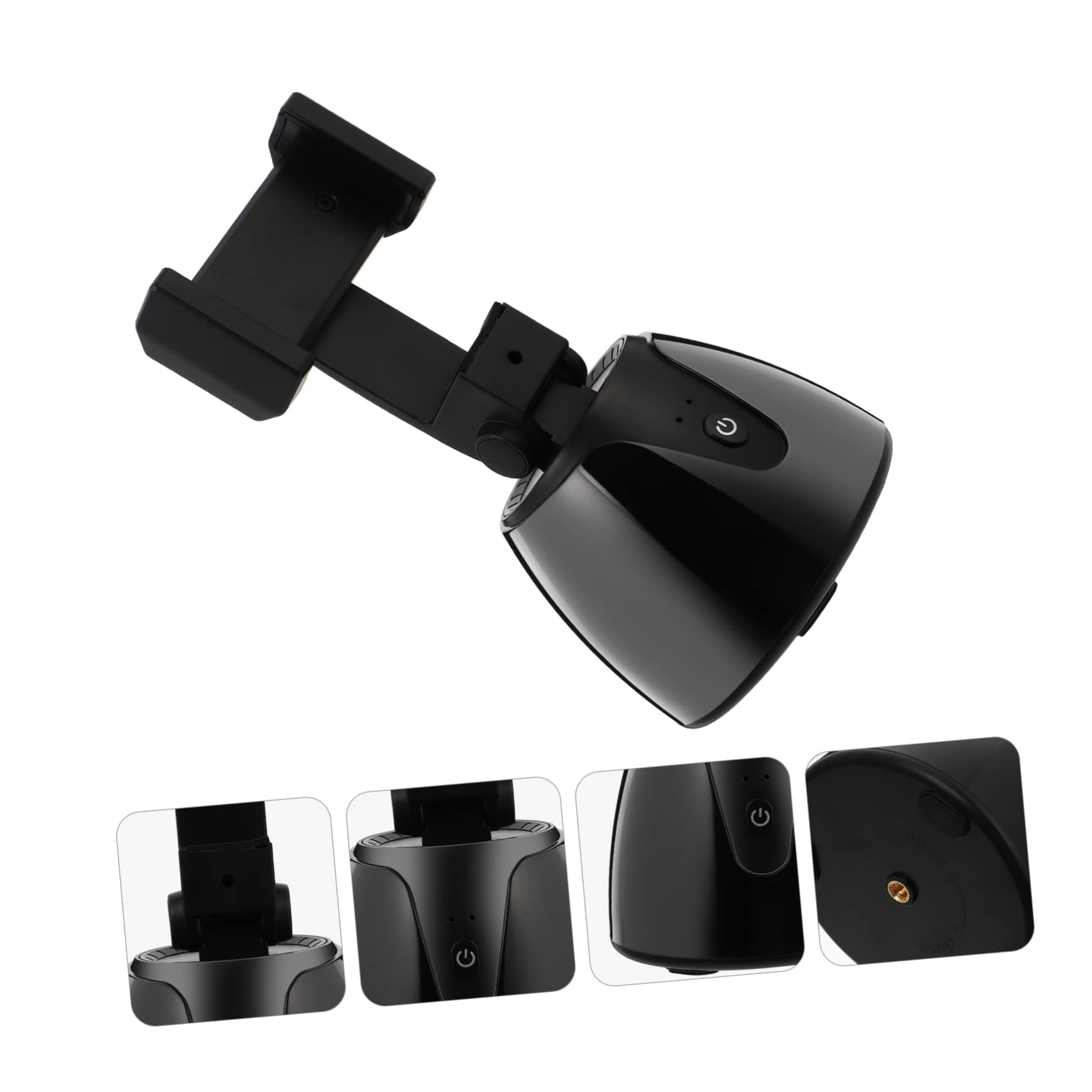 Veemoon 360grado Gimbal Per Riconoscimento Facciale Treppiede Per Smartphone Seguimento Compatibile Tablet e Fotocamere Per Video Streaming