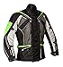 Produktbild Roleff Schwarz-graue Motorradjacke mit neon-gelben Elementen, Protektoren, Belüftungssystem, Klimamembrane und herausnehmbarem Thermofutter