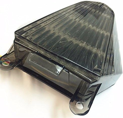 HONGK- Tail light Brake Signal Turn Signal Smoke Lence Yellow Red LED Light Compatible with 2008 2009 2010 2011 2012 2013 YAMAHA YZF-R6 [B01C0SRJQ2]