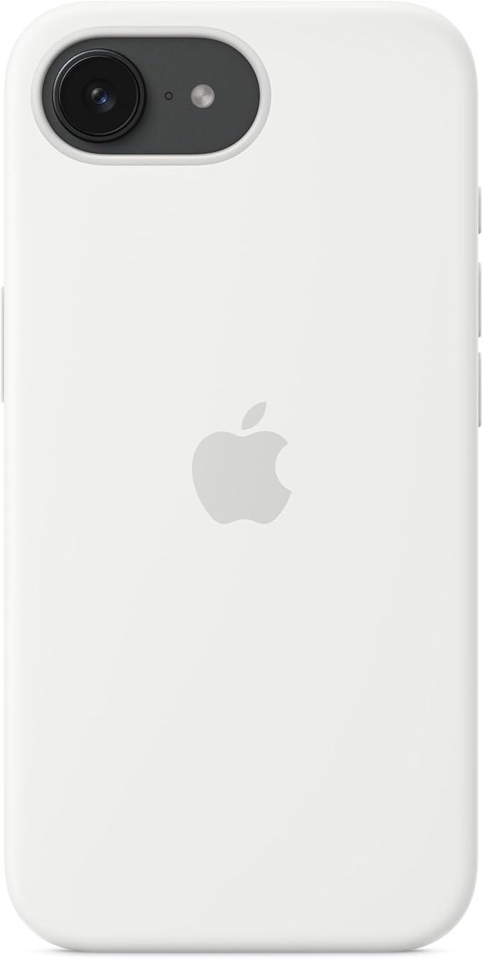 Apple iPhone 16e Silicone Case – White ​​​​​​​